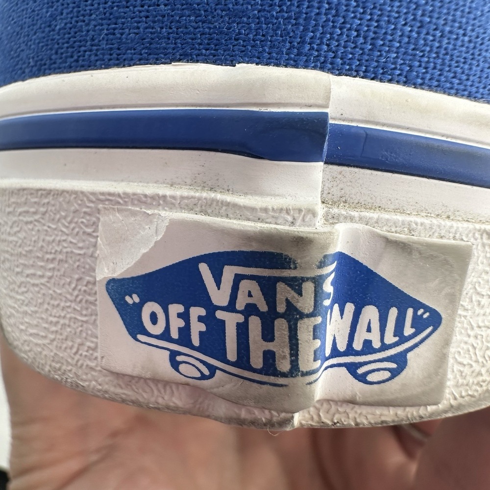 Vans Era Womens 8.5 Royal Blue Athletic Skate Casual Shoes Sneakers 508731 - Picture 8 of 8